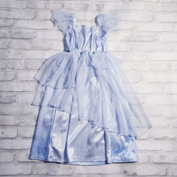 Bundle: Frozen Elsa Themed Dress with Hooded Blanket and Book - Picture 2 of 7